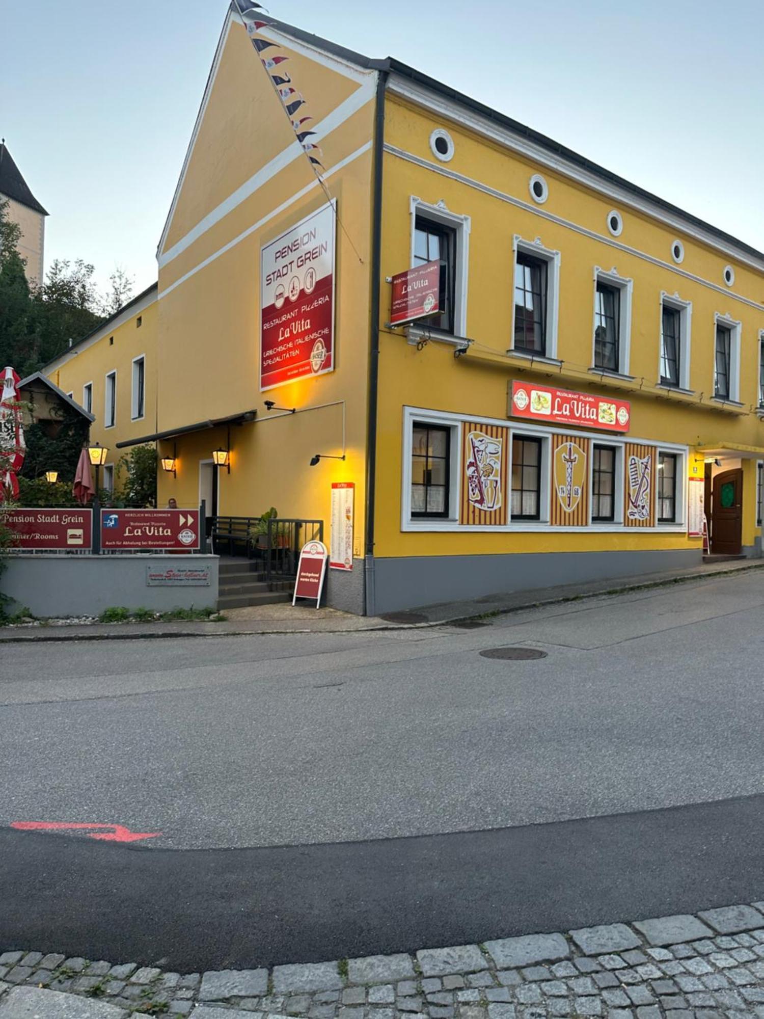 Pension Stadt 格赖因 外观 照片